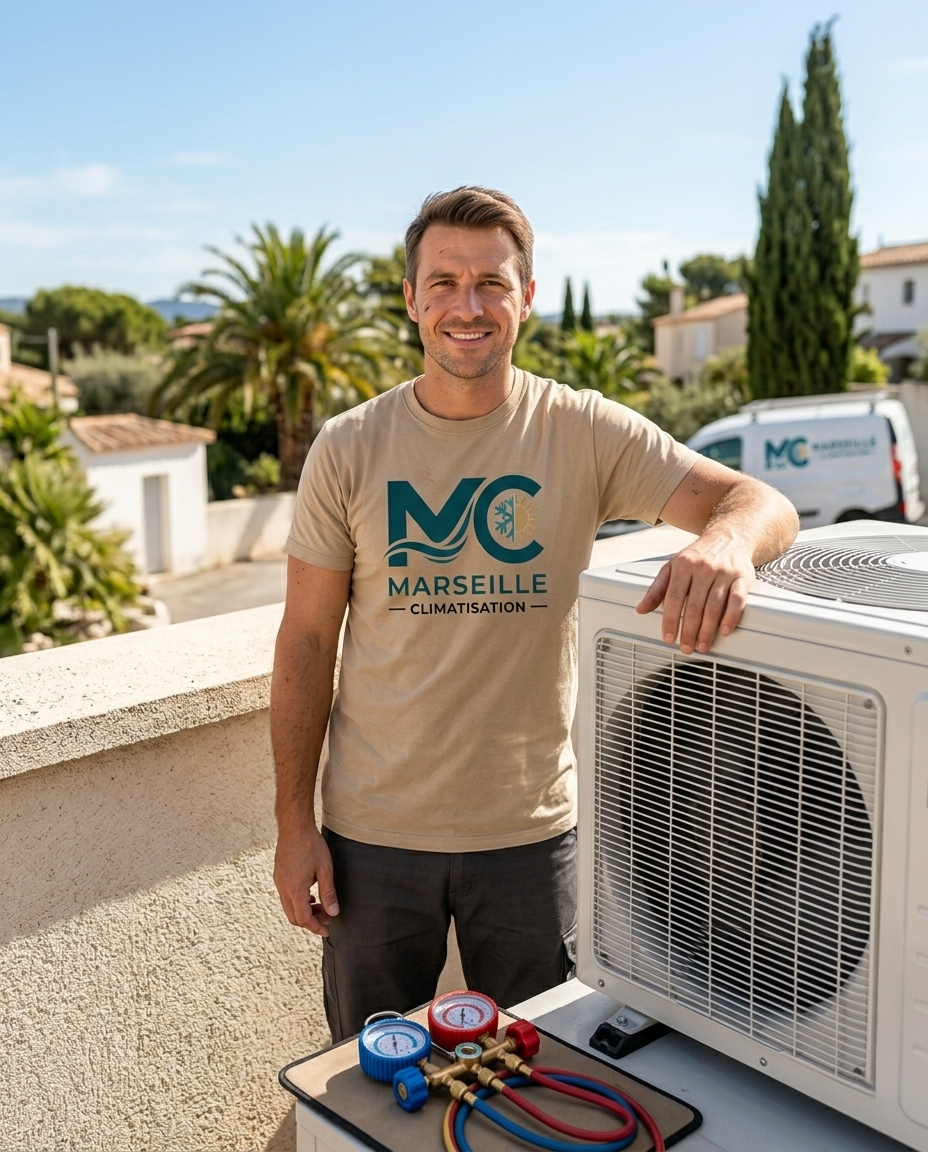 Artisan certifié Marseille Climatisation spécialiste installation climatisation réversible