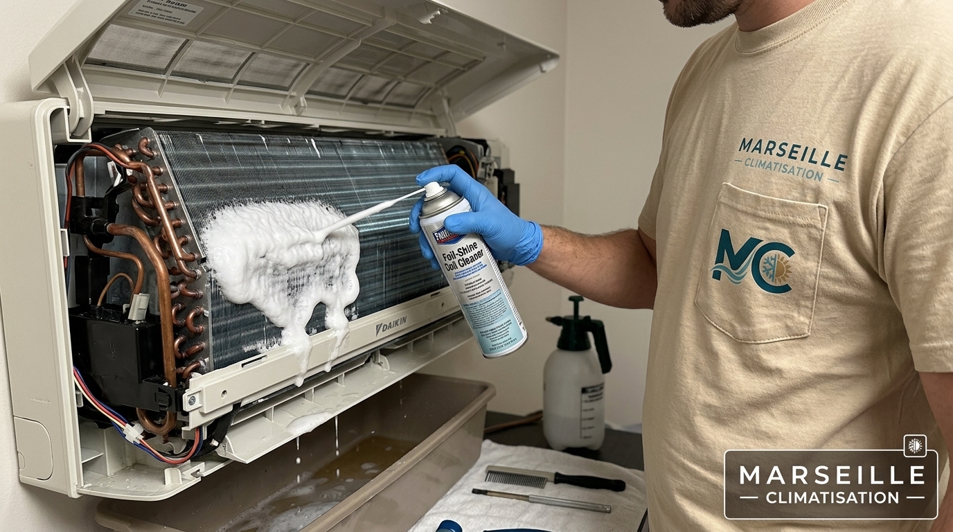 Nettoyage évaporateur climatisation Marseille