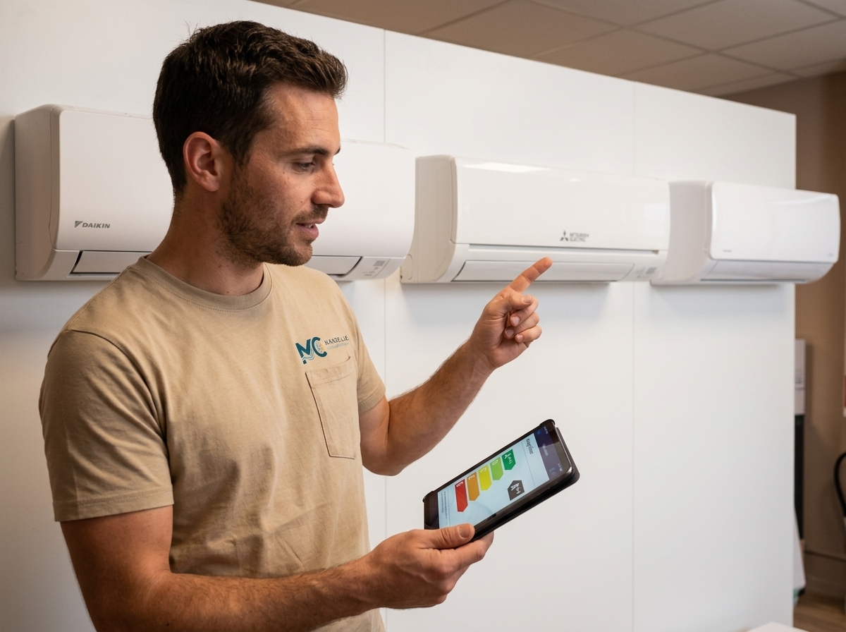 Installation Daikin, Mitsubishi Electric ou Heiwa